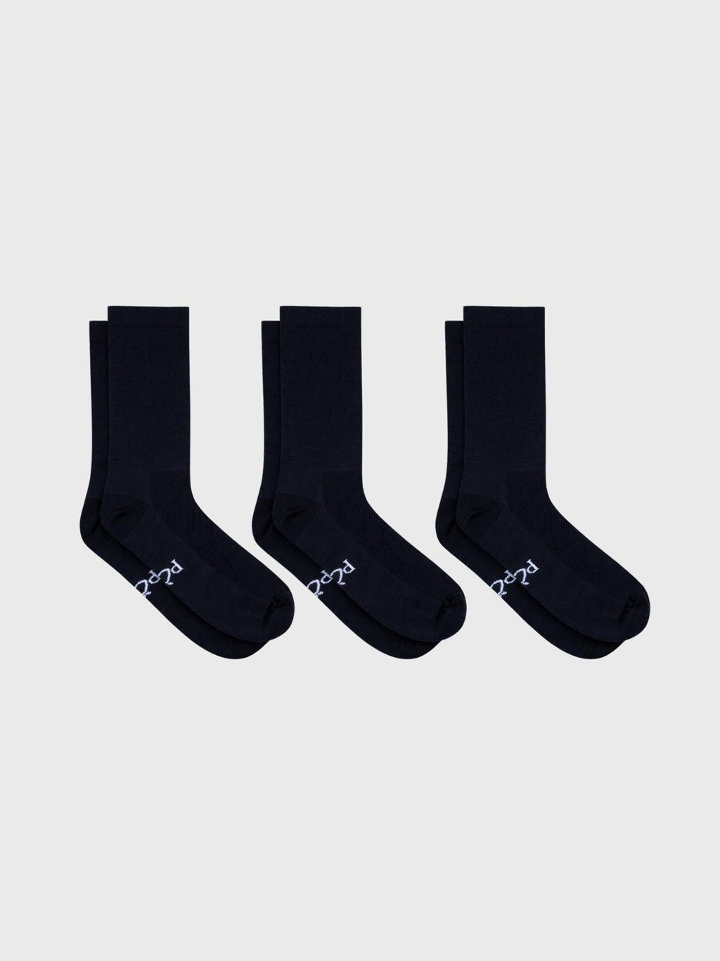 POP Cycling | 3-Pack Permanent Black Socks