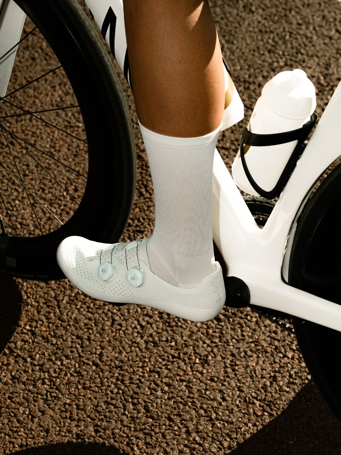 POP Cycling | 3-Pack Permanent White Socks
