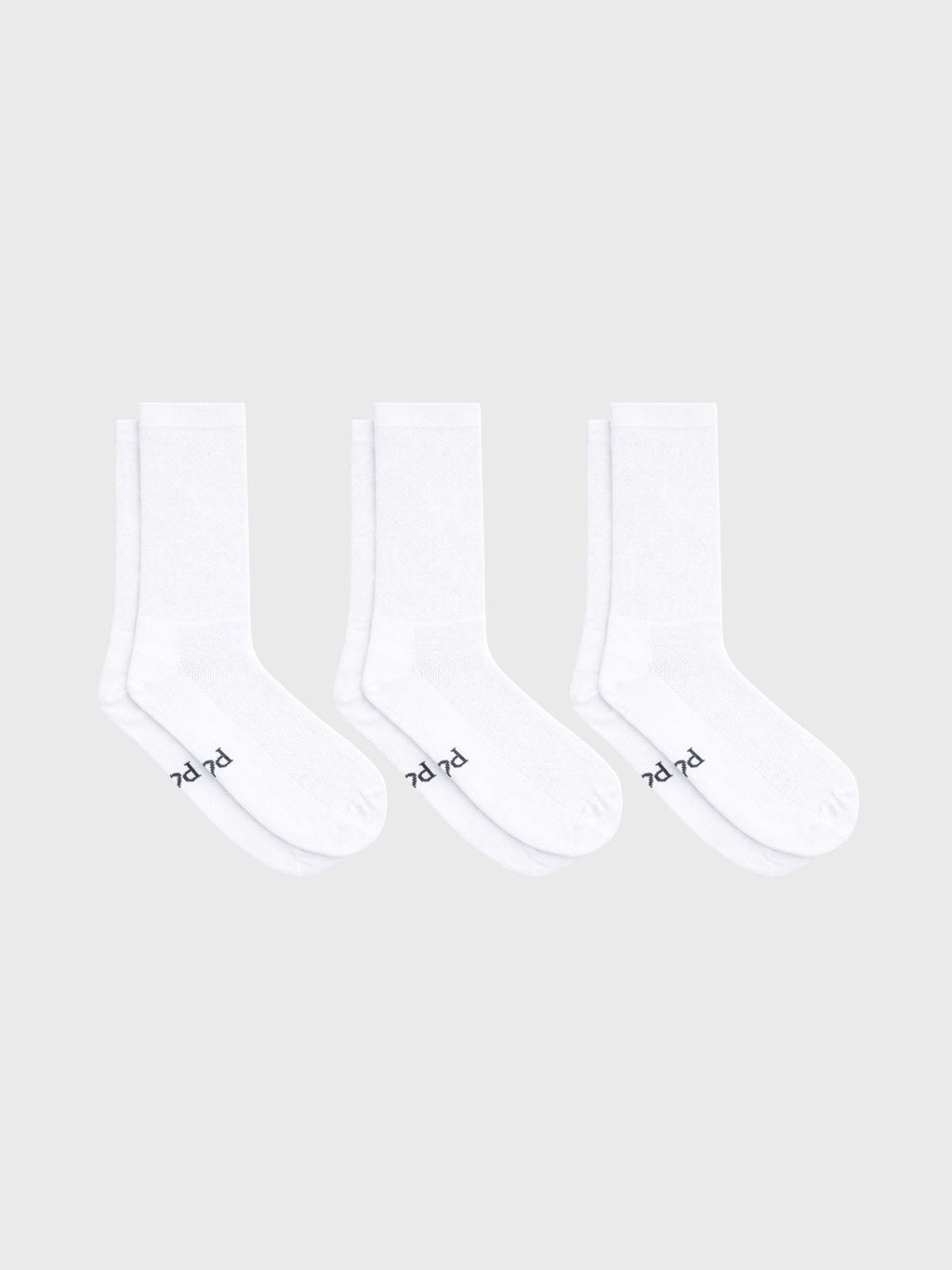 POP Cycling | 3-Pack Permanent White Socks